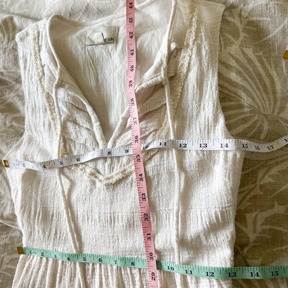 Greylin Off-White Midi Tank Dress – Size XS – GUC - Picture 7 of 9